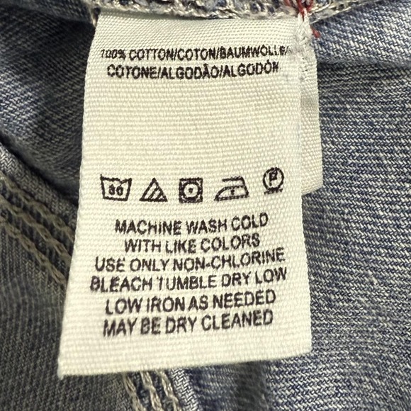 Free People Shorts Jumpsuit Overalls Women's 24 Blue Denim Bib Shortalls Cutoffs - Picture 6 of 9